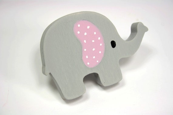Elephant Dresser Knob Furniture Cabinet Knob Elephant Color Etsy