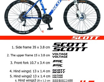 trek bike frame stickers