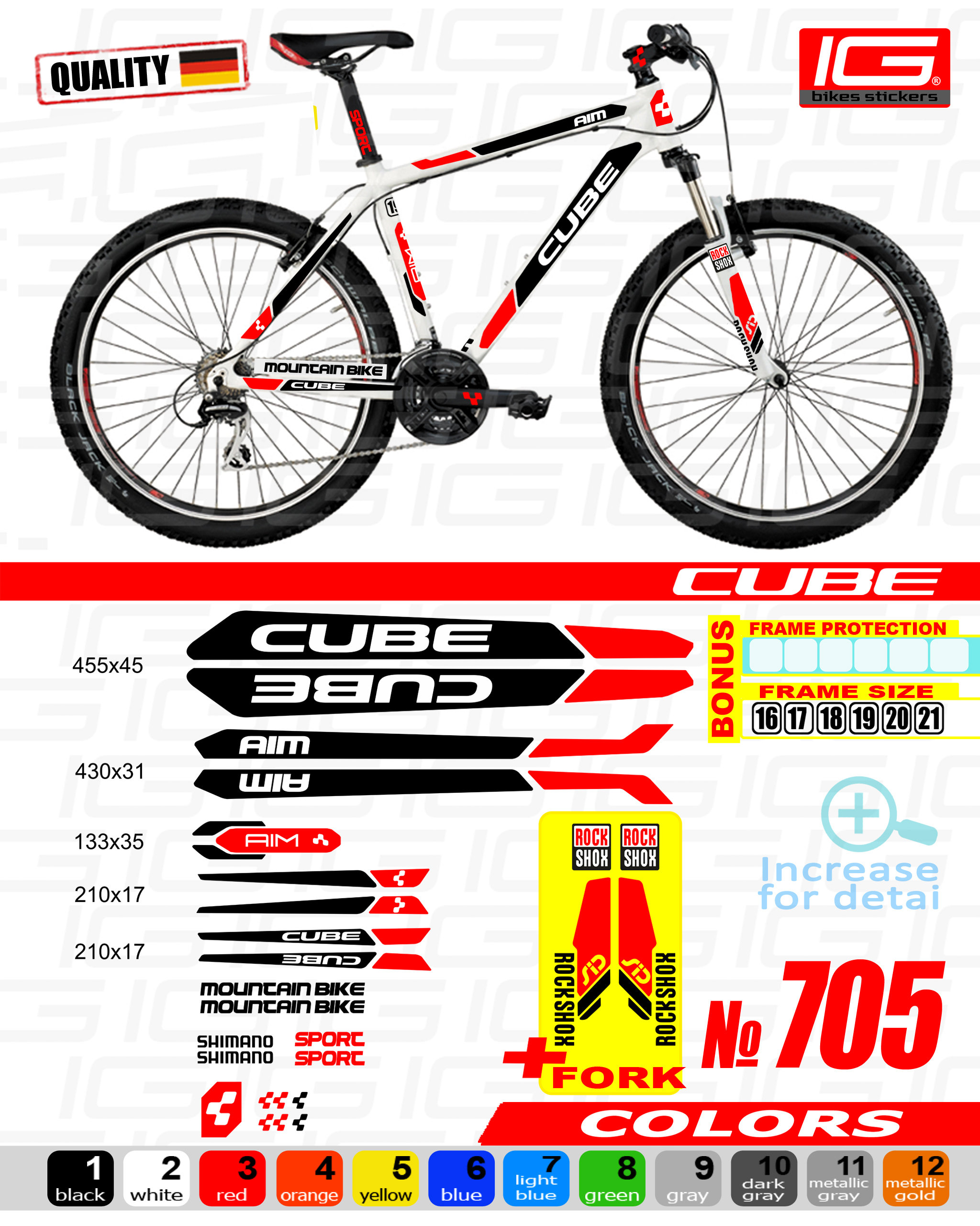 cube fahrrad aufkleber