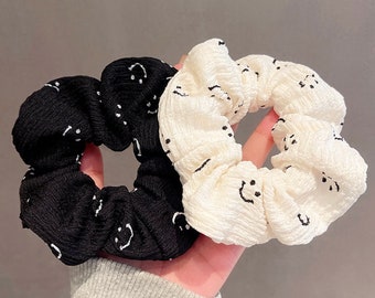 Scrunchie, Hair Accessories, Hair Bands, Corduroy scrunchie, black scrunchie, Hair ties, gifts, gifts for her, bridesmaid gifts, Jewellery