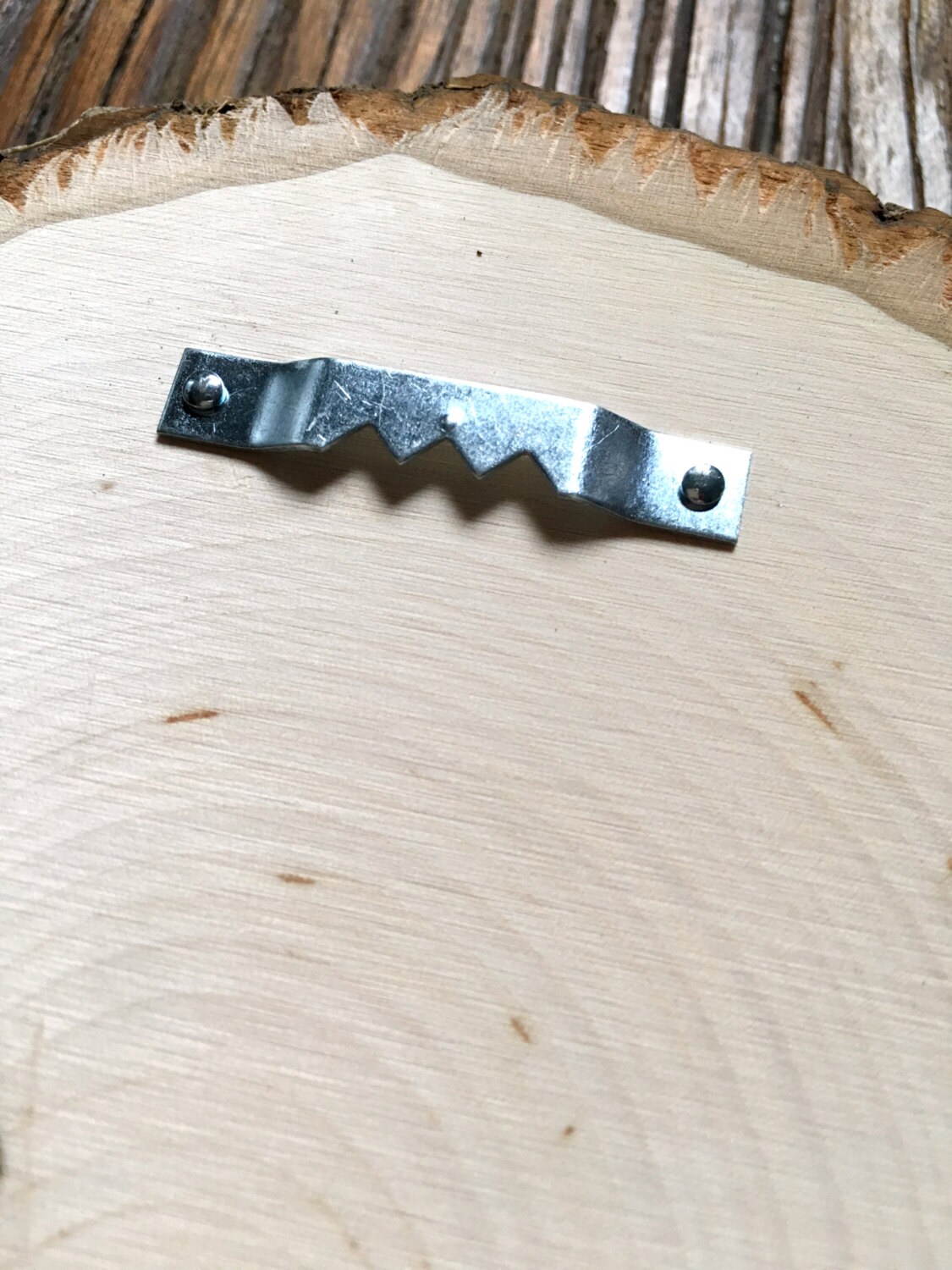 Geometric Minimal Illustration on Wood Slice Etsy