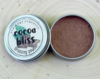 Bronzer - Cocoa Bliss Bronzing Powder - Organic Bronzer - Vegan Bronzer