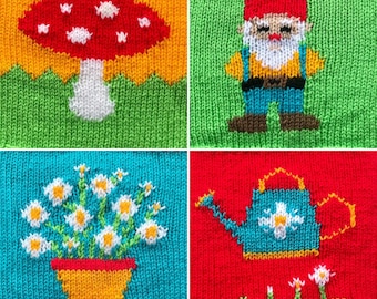 Knitting Pattern PDF Download - Plant Pot Cosies