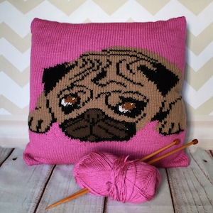 Pug Knitting Kit Etsy