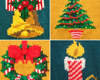 Knitting Pattern PDF Download - Reusable Christmas Crackers