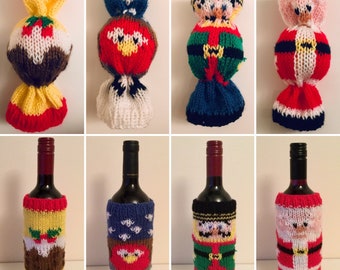 Knitting Pattern PDF Download - Quirky Christmas Cosies