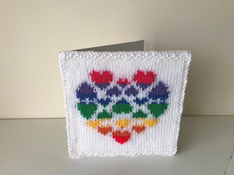 Knitting Pattern PDF Download - Valentine's Cards - Etsy