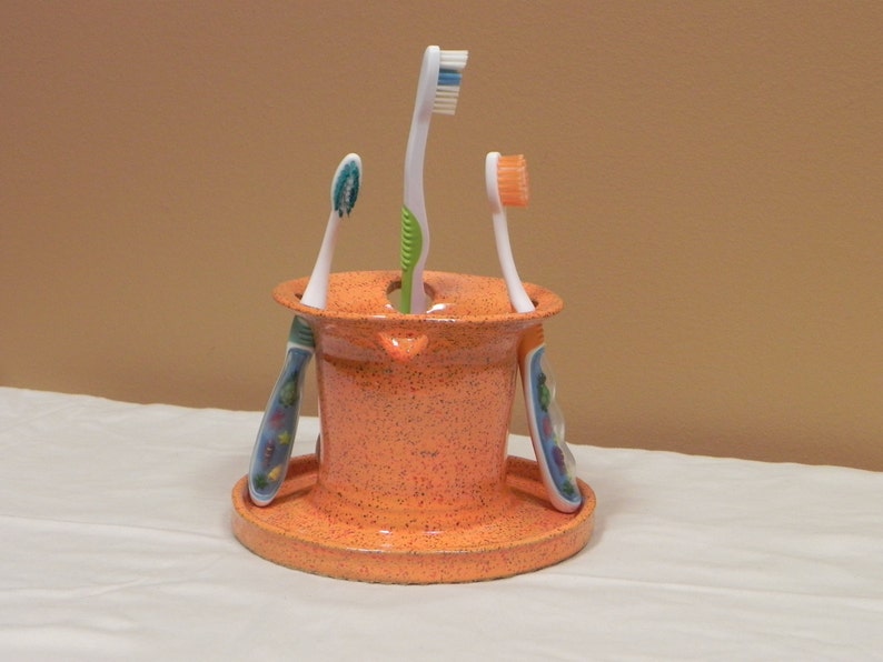 Toothbrush Holder Pottery Toothbrush Holder Bathroom Etsy