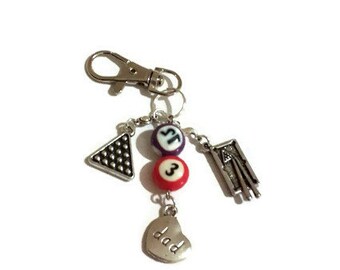 snooker keychain