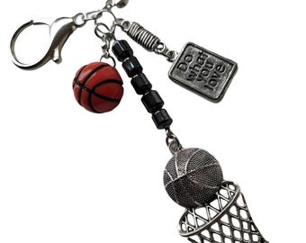 Kit Bag Basketball Charm,  Kit Bag, Basketball Kit Bag, Sports Kit Bag Charm, Basketball Sports Bag Charm, Bag Accessories