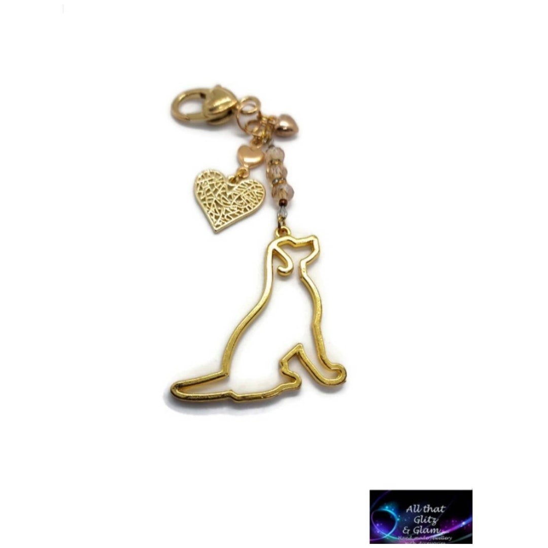 Golden Labrador Bag Charm Golden Retriever Bag Charm Golden Etsy