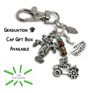 Agriculture Graduate Keyring, Agriculture Graduation Gift, Agriculture Degree Gift, Degree in Agriculture, Degree in Farming, Agriculture