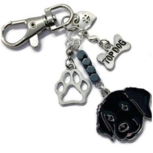 Pup Keyring,  Black Labrador Keyring, Black Labrador Pup Keyring, Black Labrador Gift, Pup Gift, Stocking Filler, Secret Santa, Gift Ideas
