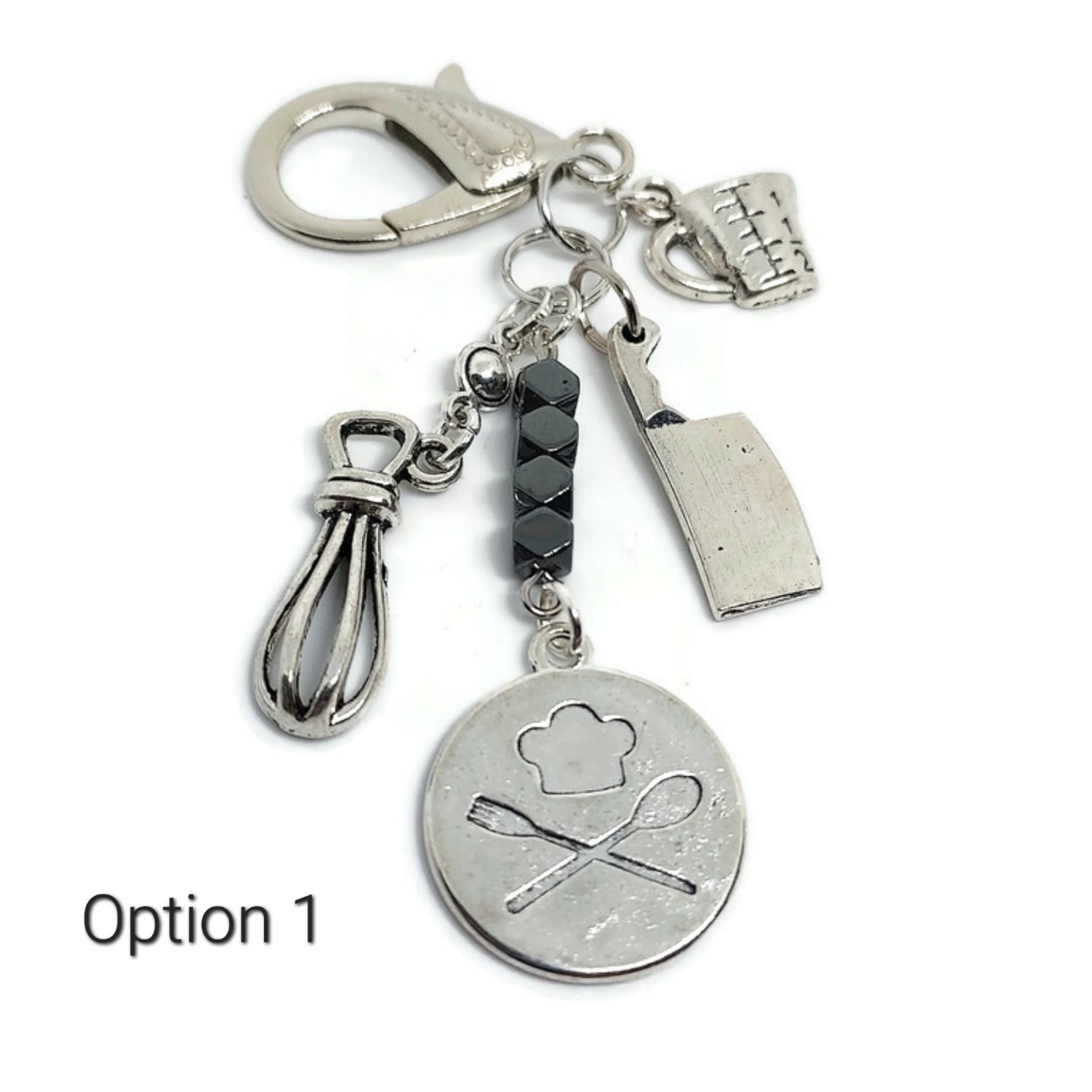 Chef Keyring, Hot Chef Quote, Cooks Keyring, Chef Bag Charm, Birthday ...