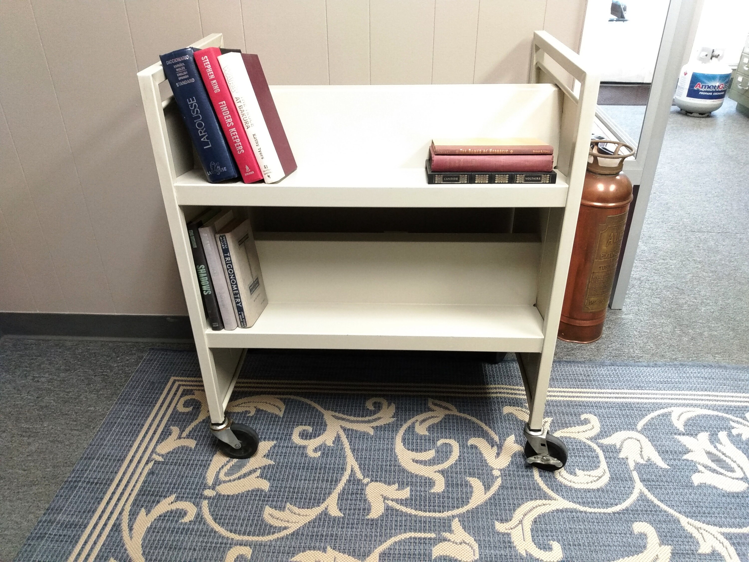 2Shelf Old School Library Book Cart Local P/U Only All Etsy