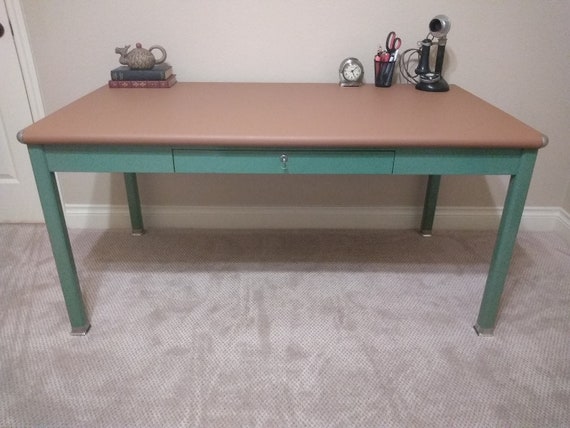 Vintage 1950's Shaw Walker Writing Desk, *LOCAL P/U ONLY