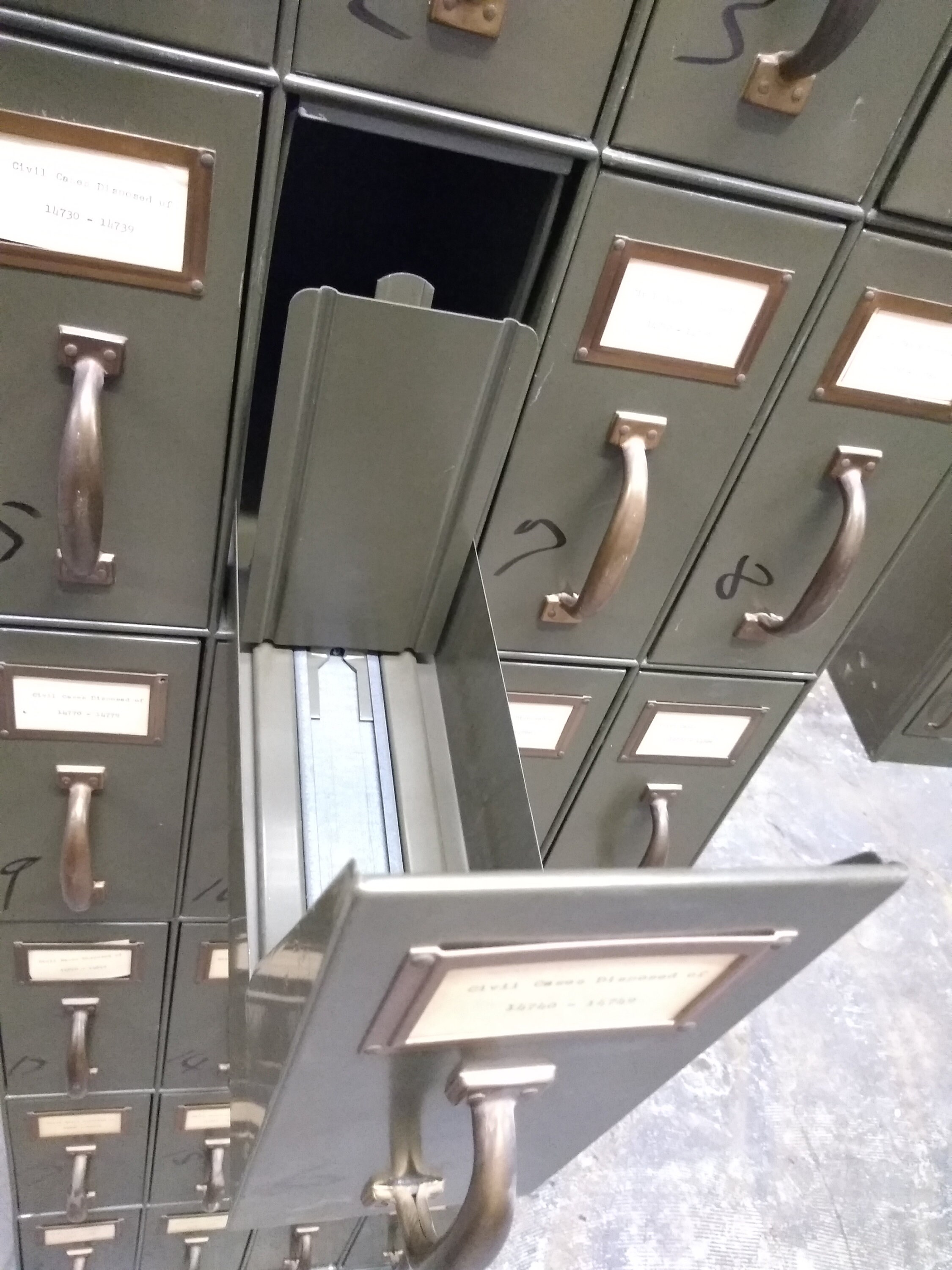 Antique Vertical Filing 24drawer Units Etsy