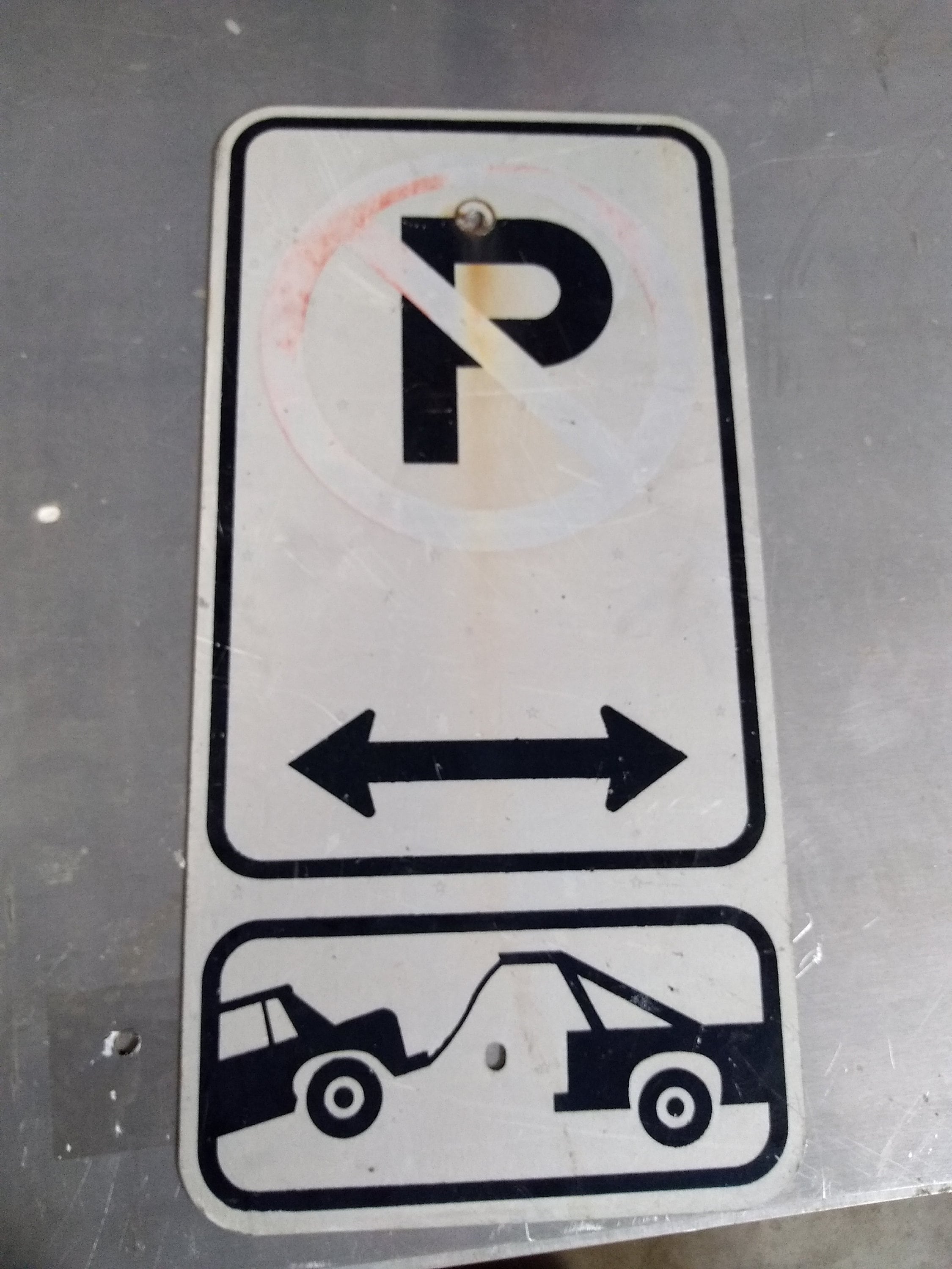 Retirado sin señal de estacionamiento cartel de la calle | Etsy