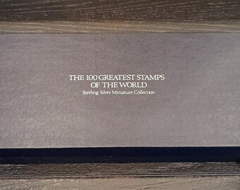 Franklin Mint 100 Greatest Stamps of the World Sterling Franklin Mint 100 Greatest Stamps of the World Sterling