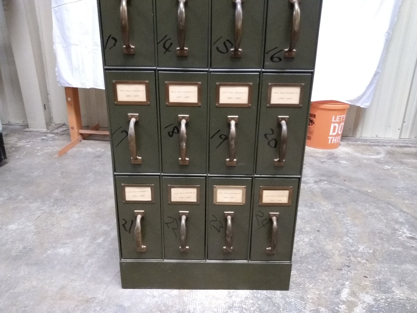 Antique Vertical Filing 24drawer Units Etsy