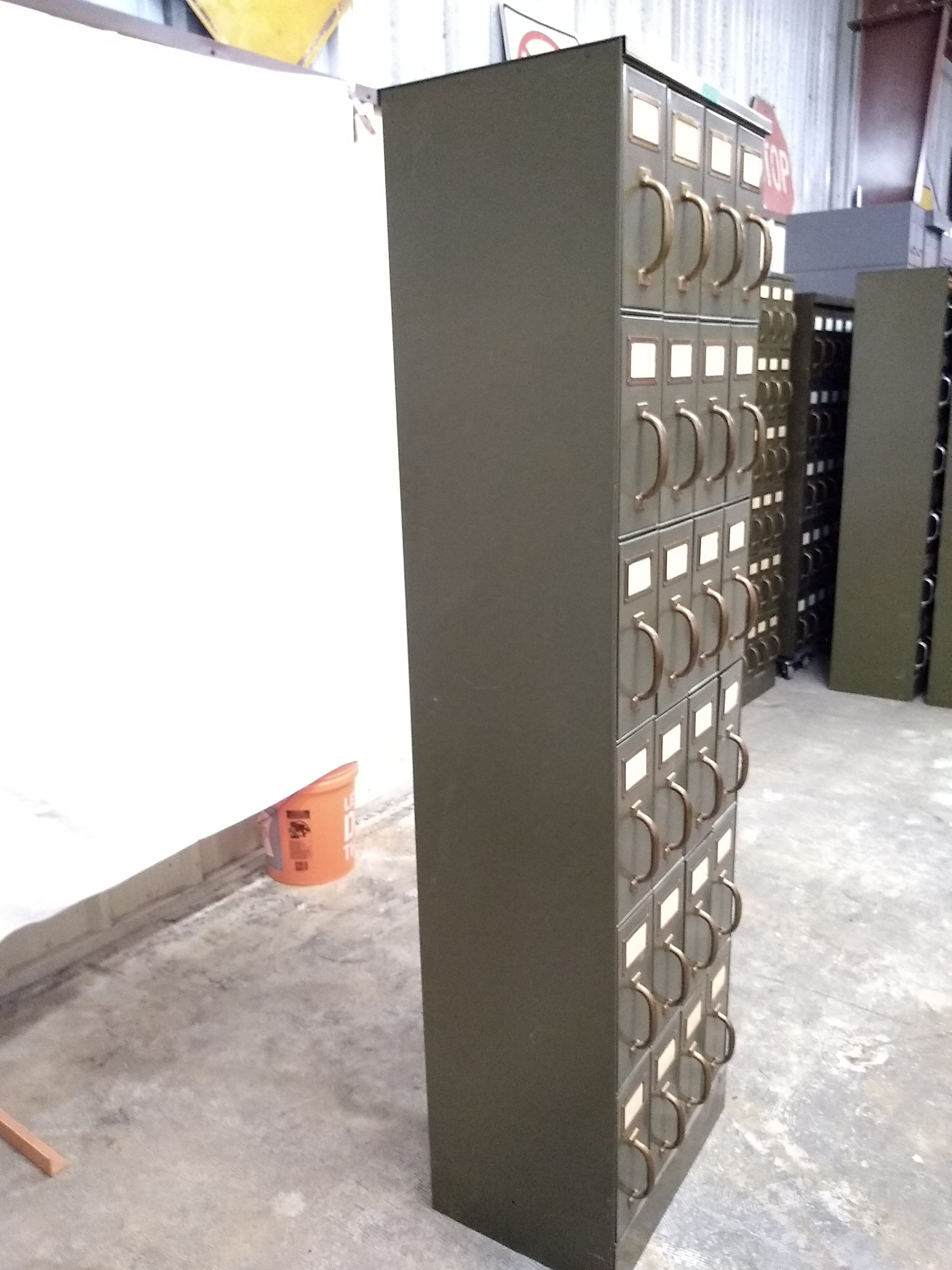 Antique Vertical Filing 24drawer Units Etsy