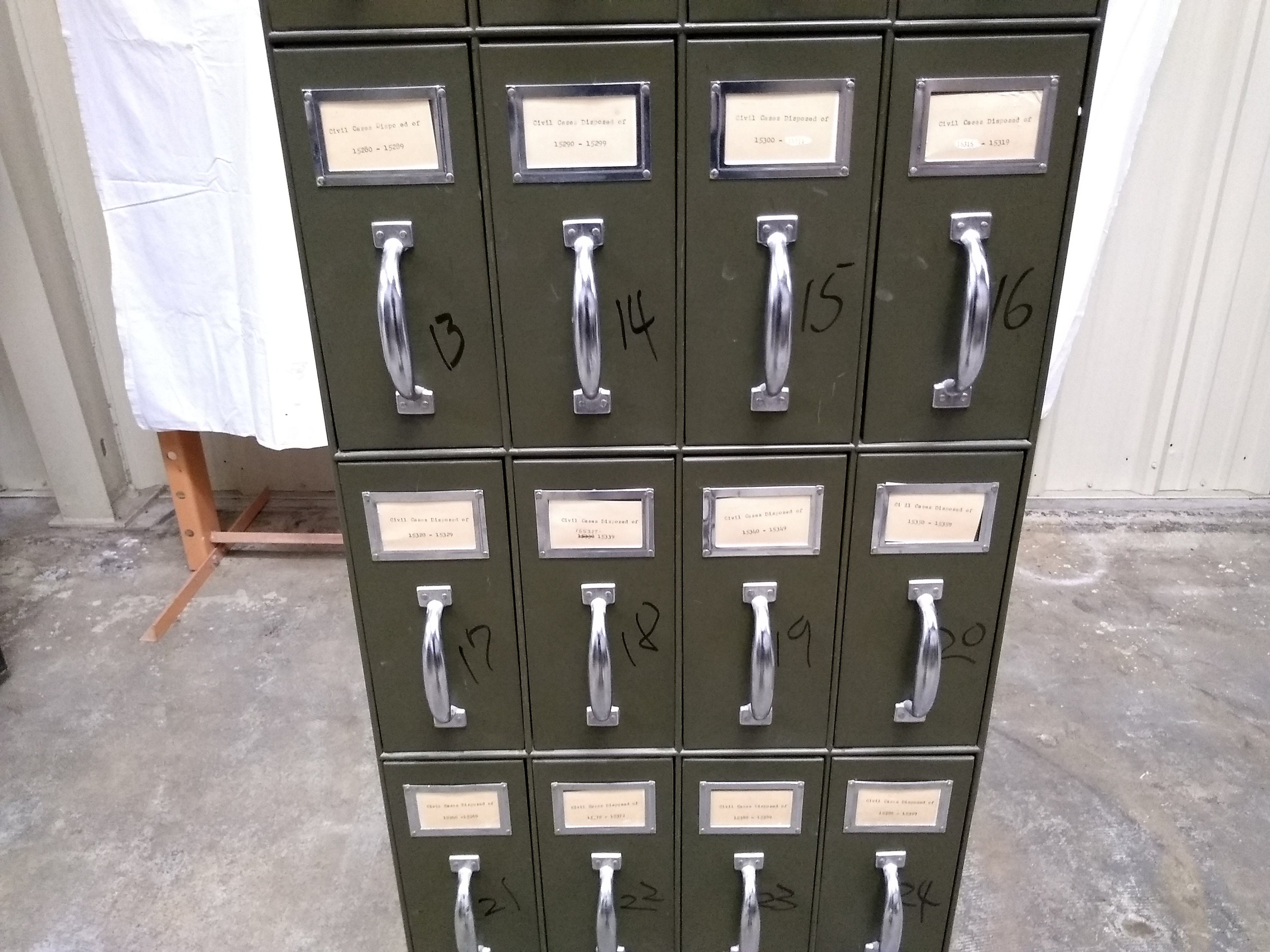 Antique Vertical Filing 24drawer Etsy