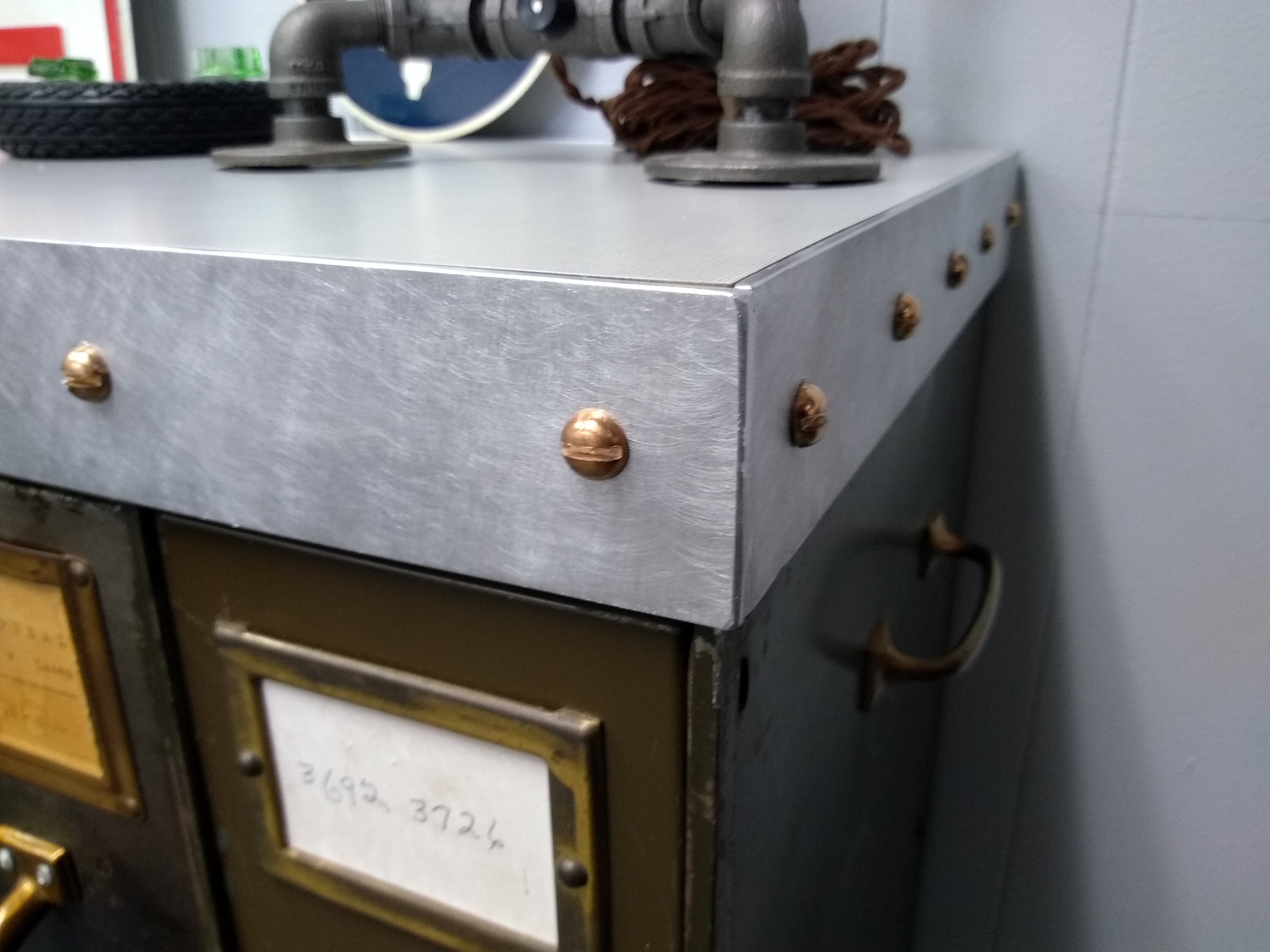 Antique Trifold File Side Table LOCAL P/U ONLY Etsy