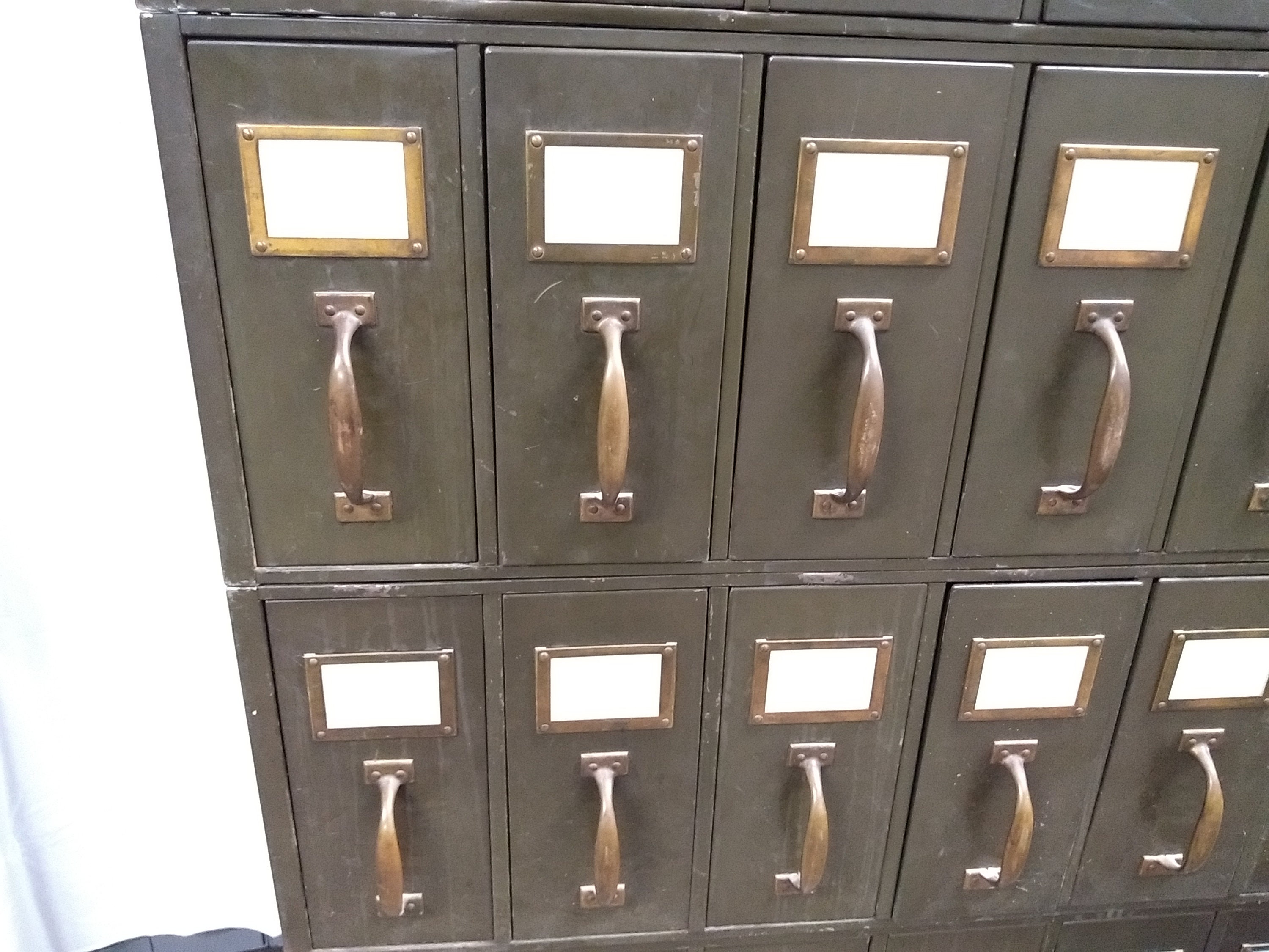 Antique Vertical Filing by GF Allsteel 30 Drawer Etsy