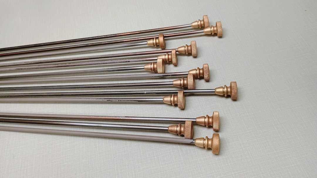 Vintage File File Rods, Bronze, Rods, Pushin File Rods