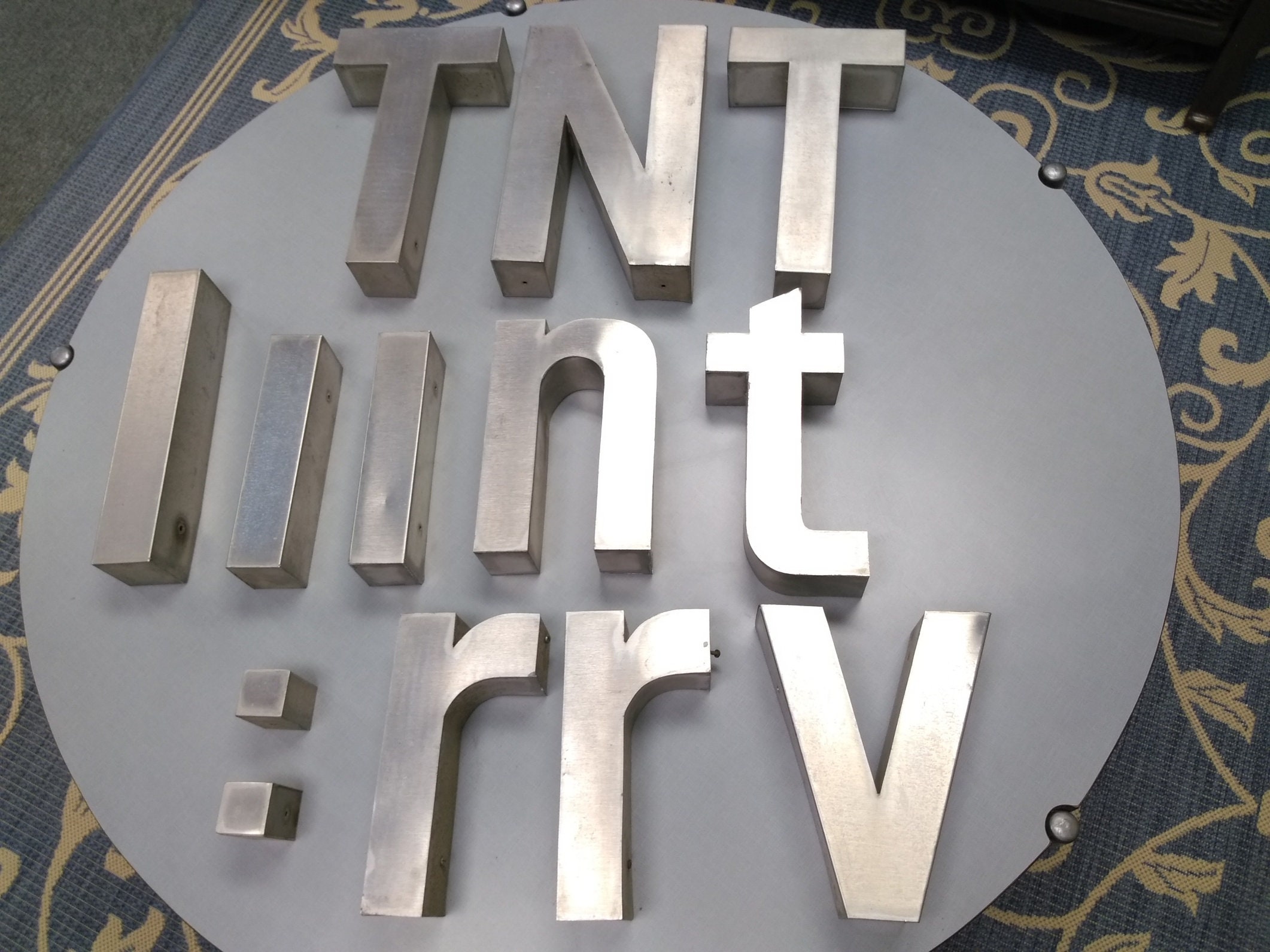 1lot Stainless Building Sign Letters Old Sign Letters Etsy