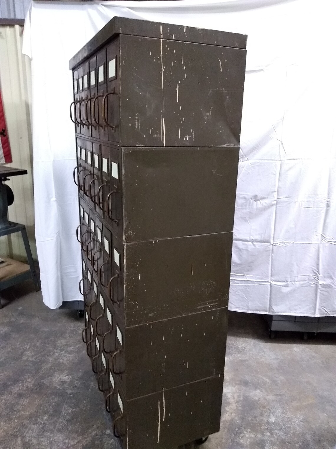 Antique Vertical Filing by GF Allsteel 30 Drawer Etsy