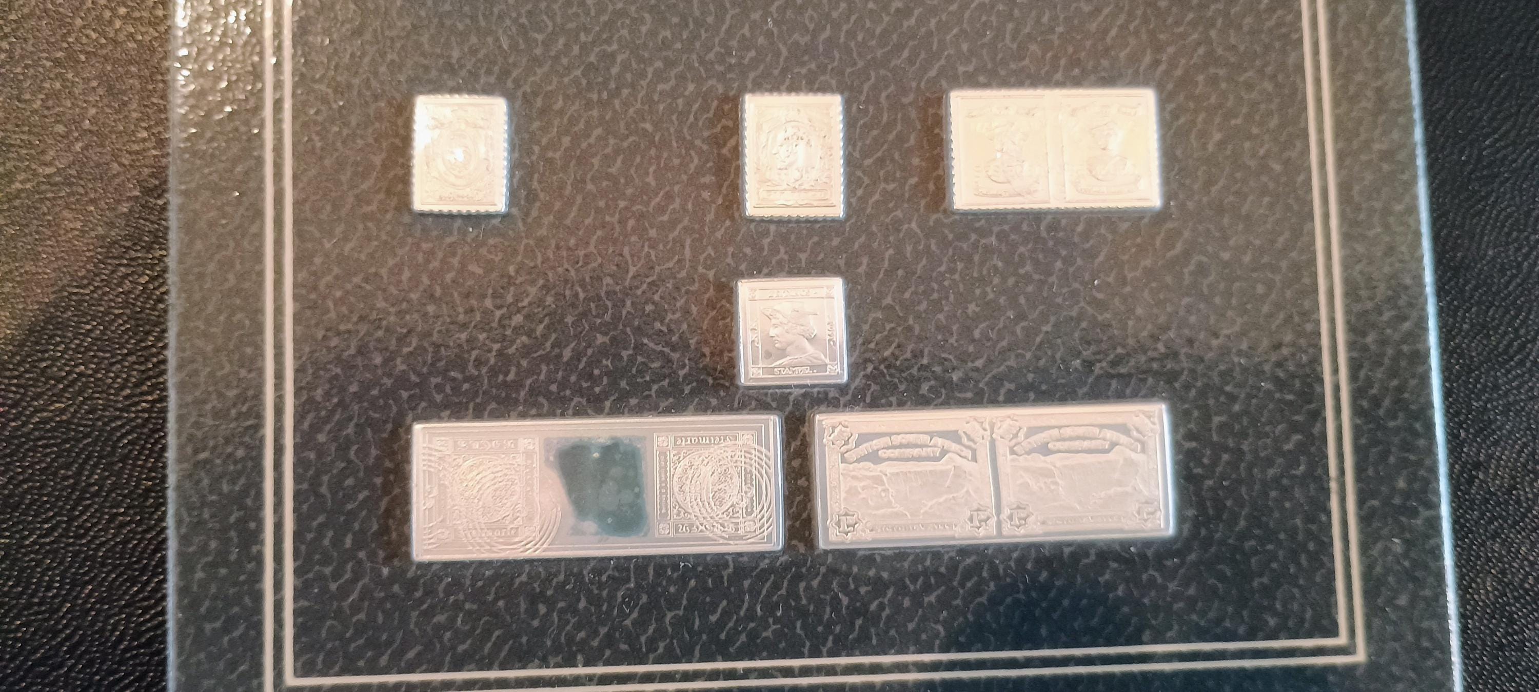 Franklin Mint 100 Greatest Stamps of the World Sterling Franklin Mint 100 Greatest Stamps of the World Sterling