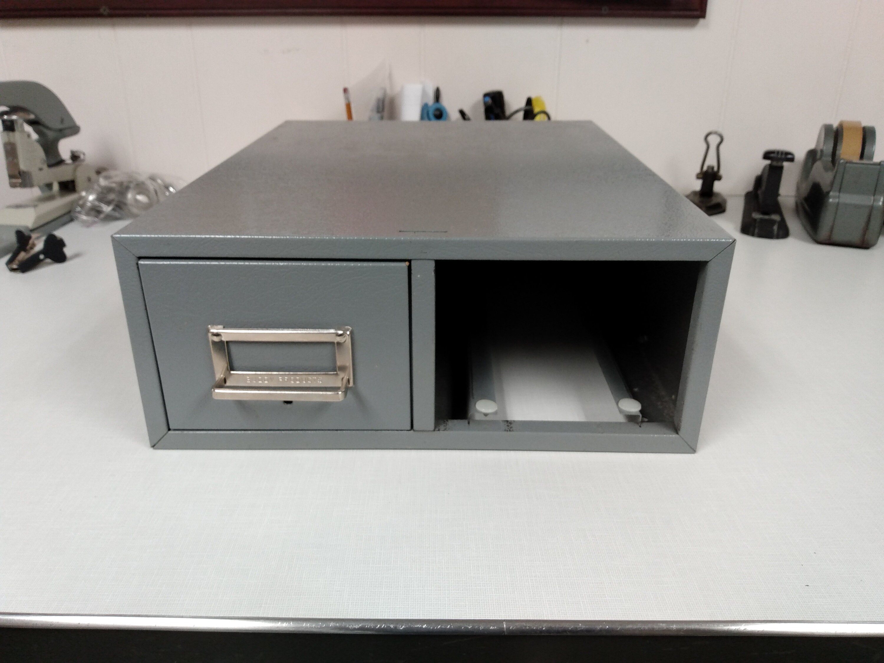 Index card file drawer Buddy Products Metal drawer Etsy