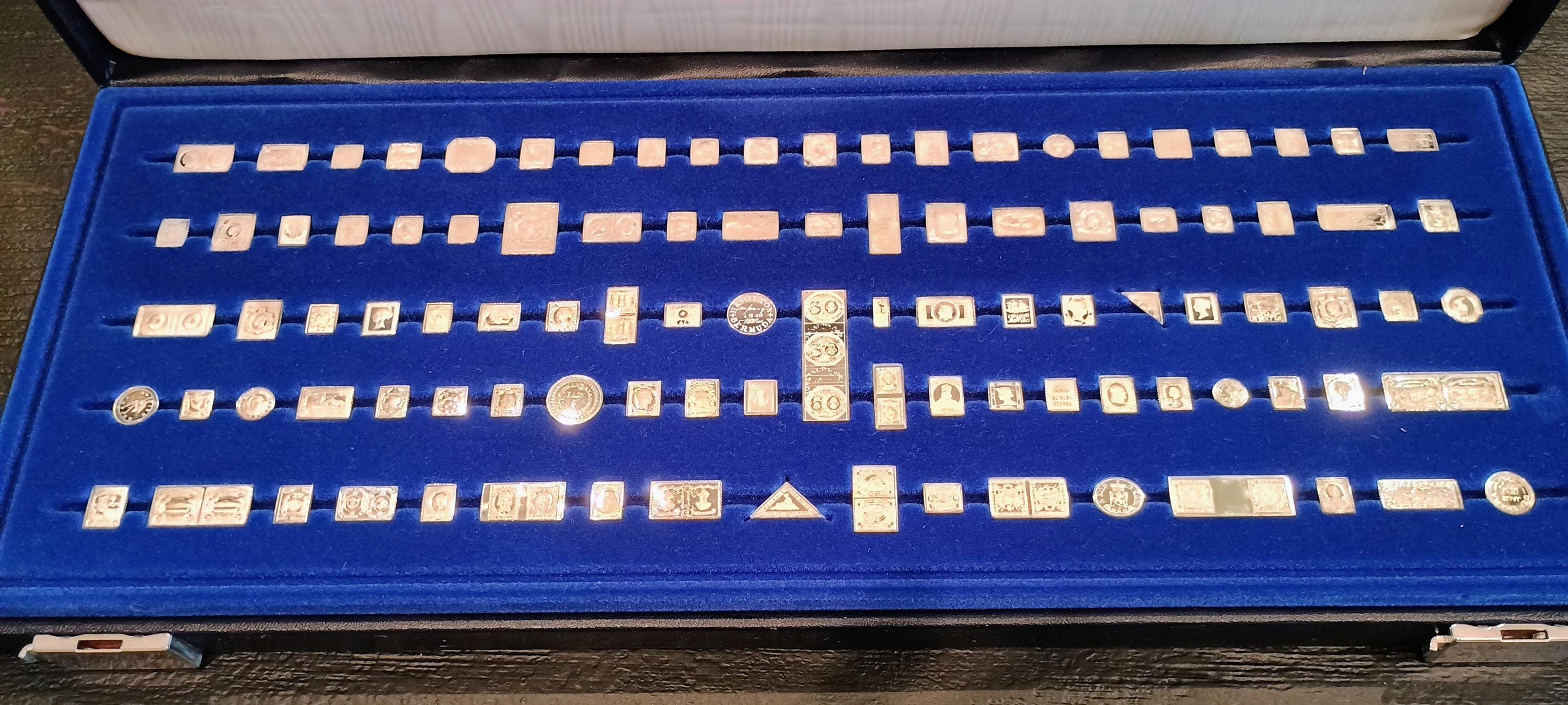 Franklin Mint 100 Greatest Stamps of the World Sterling Franklin Mint 100 Greatest Stamps of the World Sterling
