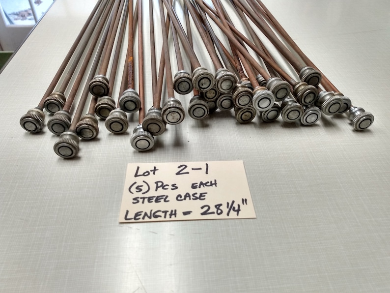 Vintage File Cabinet Rods, Steelcase Cabinet Rods, Threaded File Rods ...
