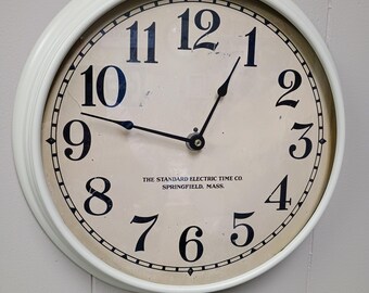 The Standard Electric Time Co. Springfield Mass. - Vintage