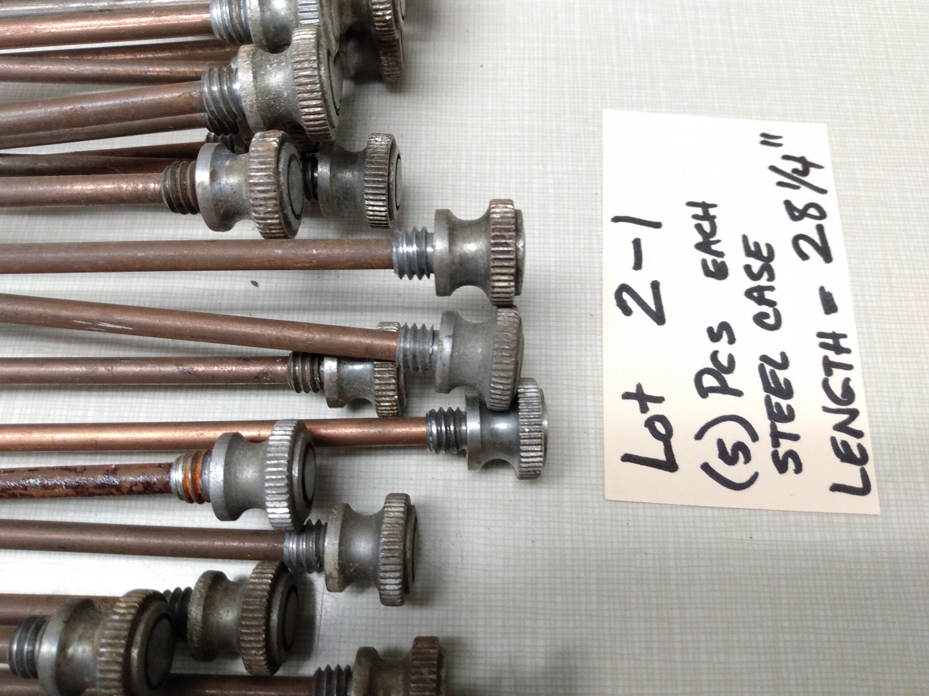 Vintage File Cabinet Rods, Steelcase Cabinet Rods, Threaded File Rods ...