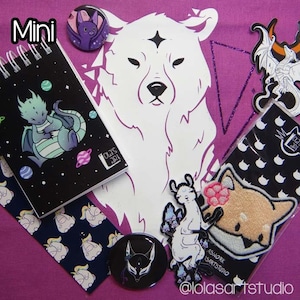 Dark Lucky Cat, Surprise Gift Box: A Mystery Bag of Dark Animal-Themed Goodies by Lola&#39;s art