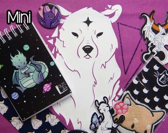 Dark Lucky Cat, Surprise Gift Box: A Mystery Bag of Dark Animal-Themed Goodies by Lola&#39;s art