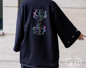 00s eskandar モモンガシルエット シルク100% HAORI シャツ 00s eskandar モモンガシルエット シルク100% HAORI シャツ