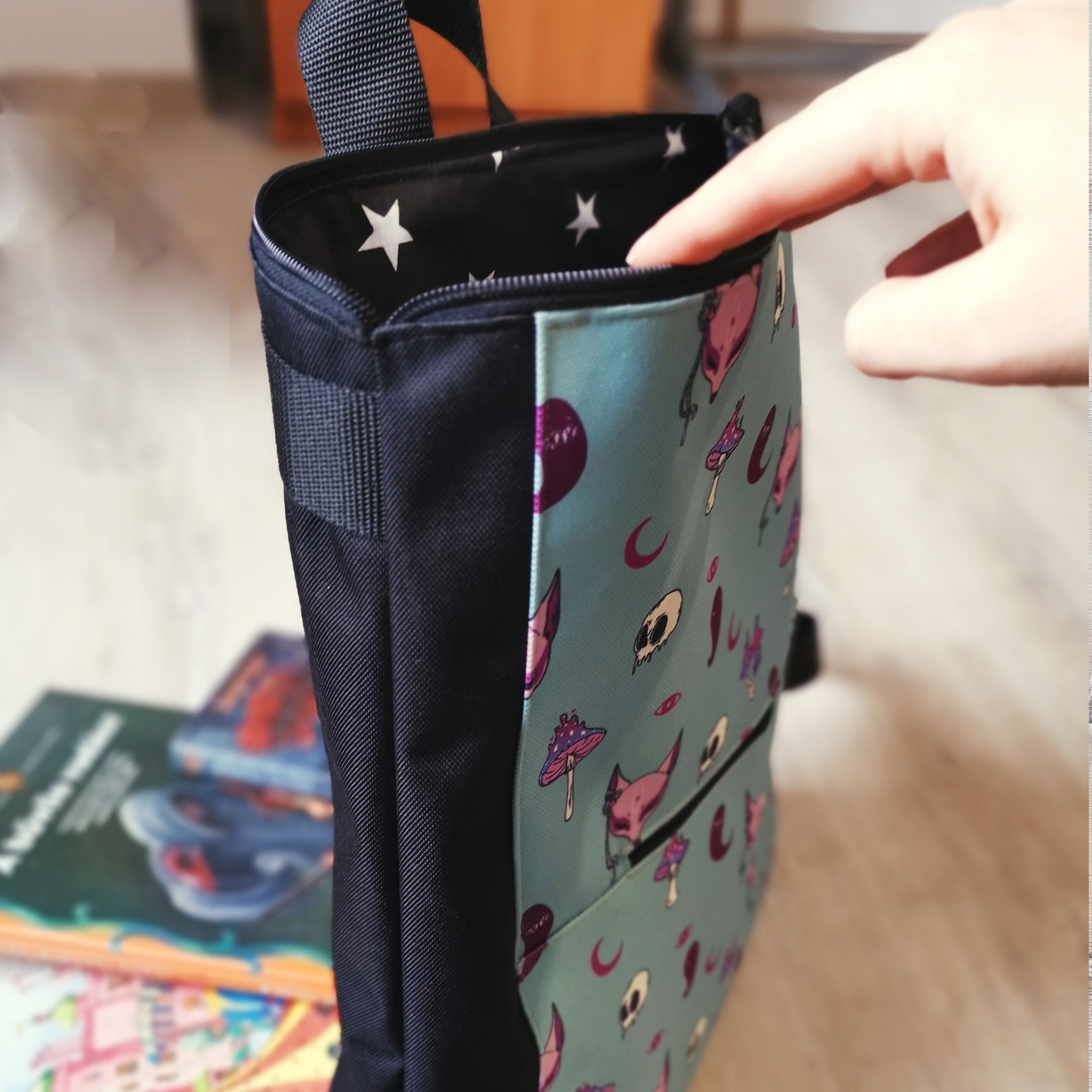 Download Kitsune pattern fairy kei magic witch charm mushroom fox ...