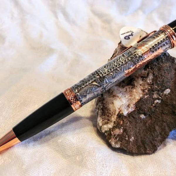 Beautiful Copper Cross Steampunk Twist Pen FREE SHIPPING