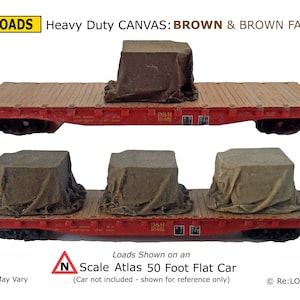 N Scale Trains BROWN Model Railroad Model Railway Load N Scale Model for N Gauge Trains Model Train Accessories Model Train N Scale