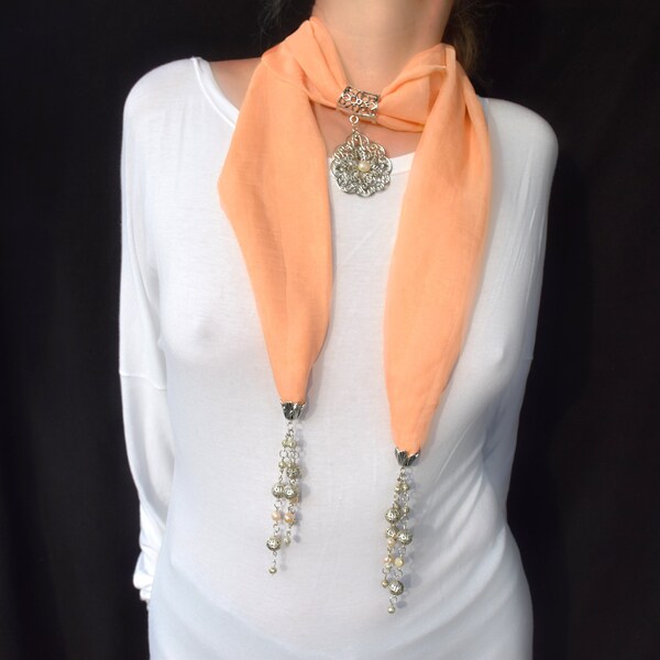 Audrey Scarf Necklace main image 1