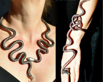 Forged Iron Snake Bracelet for Wrist or Arm Medieval/Serpent/Ring/Cuff/Band Forged Iron Snake Bracelet for Wrist or Arm Medieval/Serpent/Ring/Cuff/Band