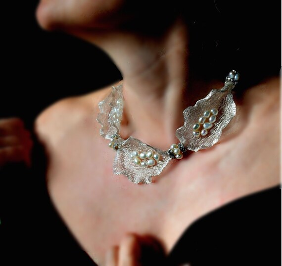 Titanium mesh hotsell necklace