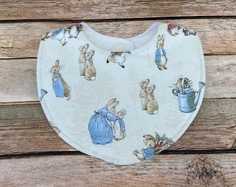 Baby Bib - Peter Rabbit Baby Bib - Baby Shower Nursery Gift