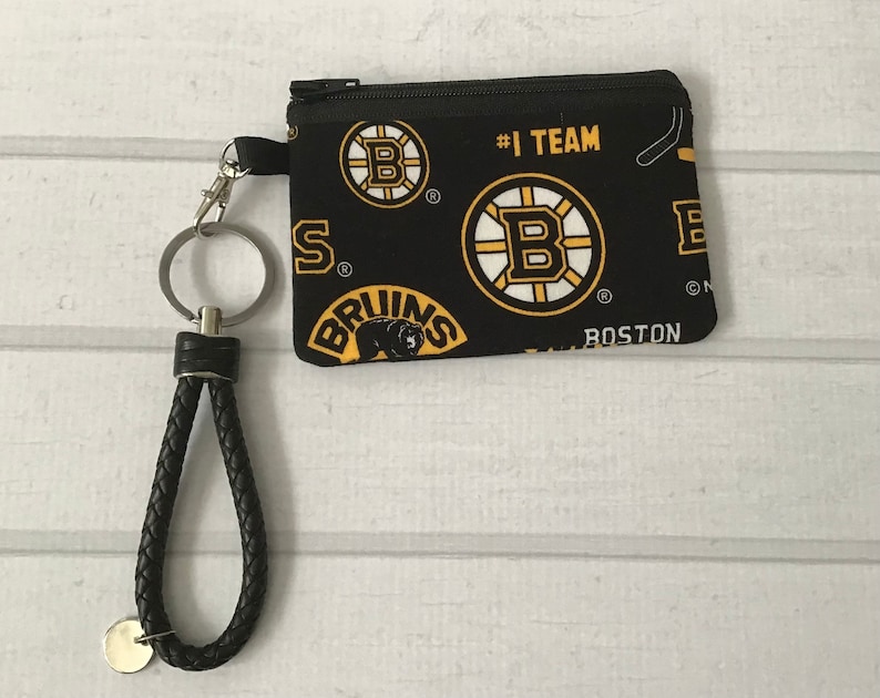 Small Zipper Bag Boston Bruins Hockey Mother's Day Gift image 1