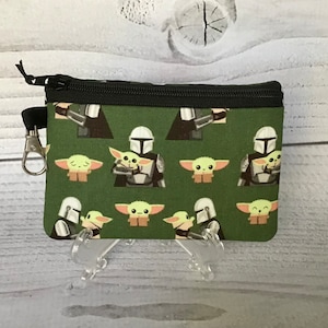 Small Zipper Pouch Star Wars The Child Mandalorian Christmas Stocking Stuffer Gift Under 10