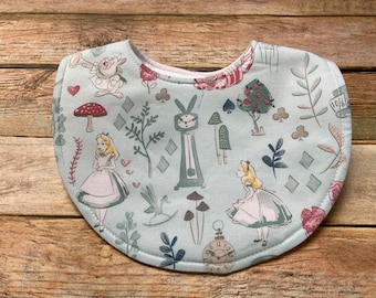 Alice in Wonderland Baby Bib Baby Girl Bib